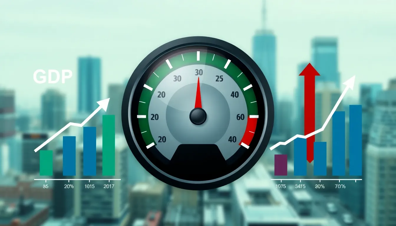 infographic of key economic indicators in the U.S.