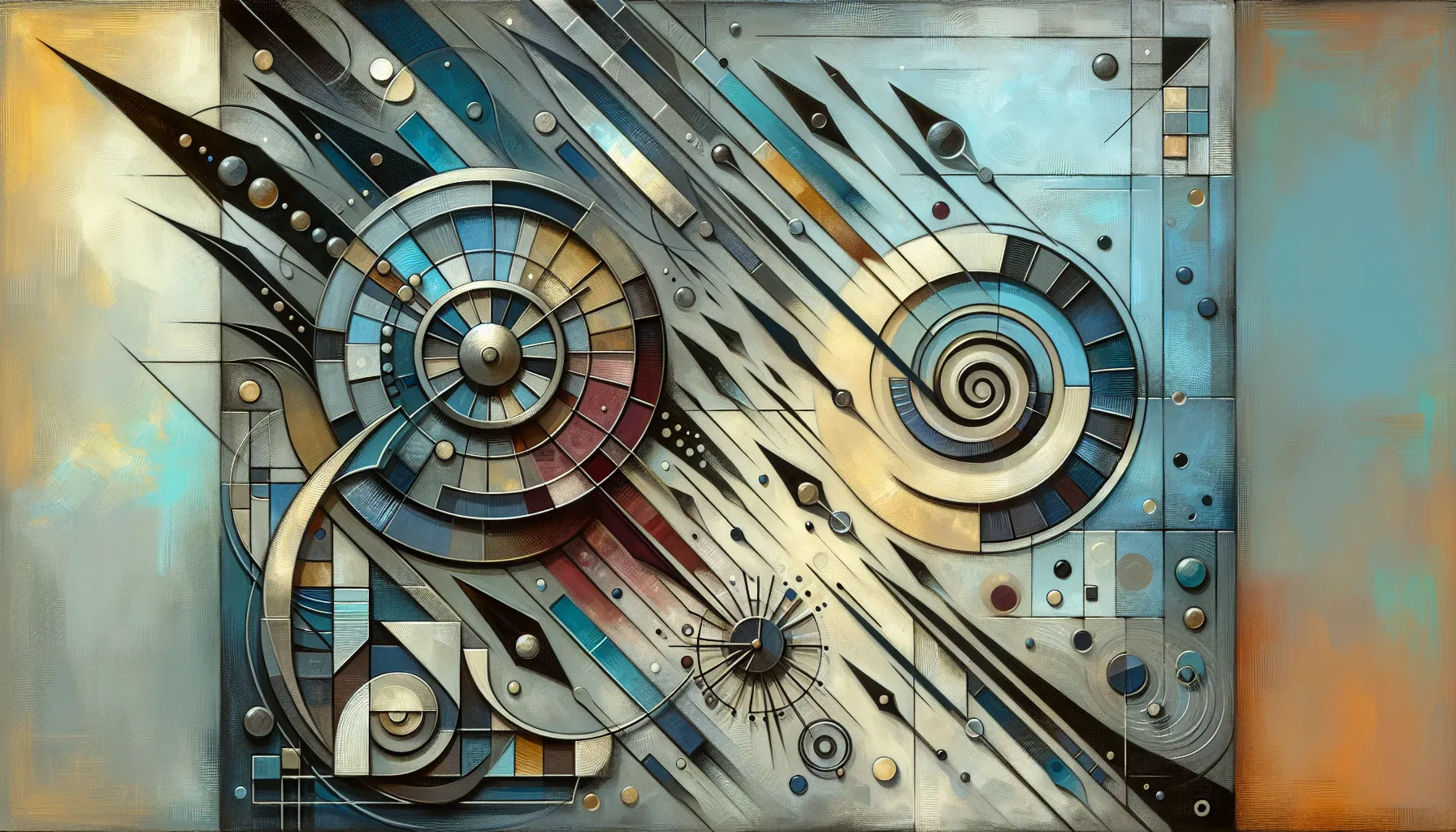 Abstract shapes suggesting contractual documents, claw-like reclaiming, and shifting time. - Can Employers Claw Back Physician Assistant Bonuses