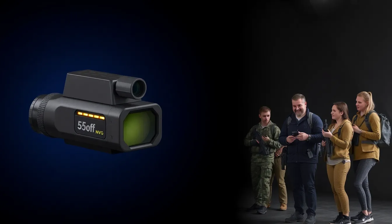 modern night vision device with military and outdoor users.