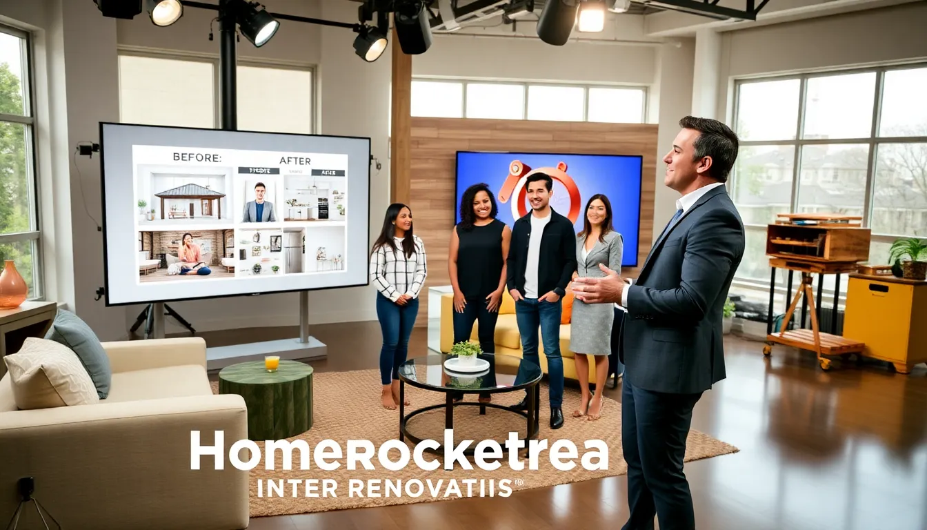 family engaged in home renovation tips with a charismatic host.