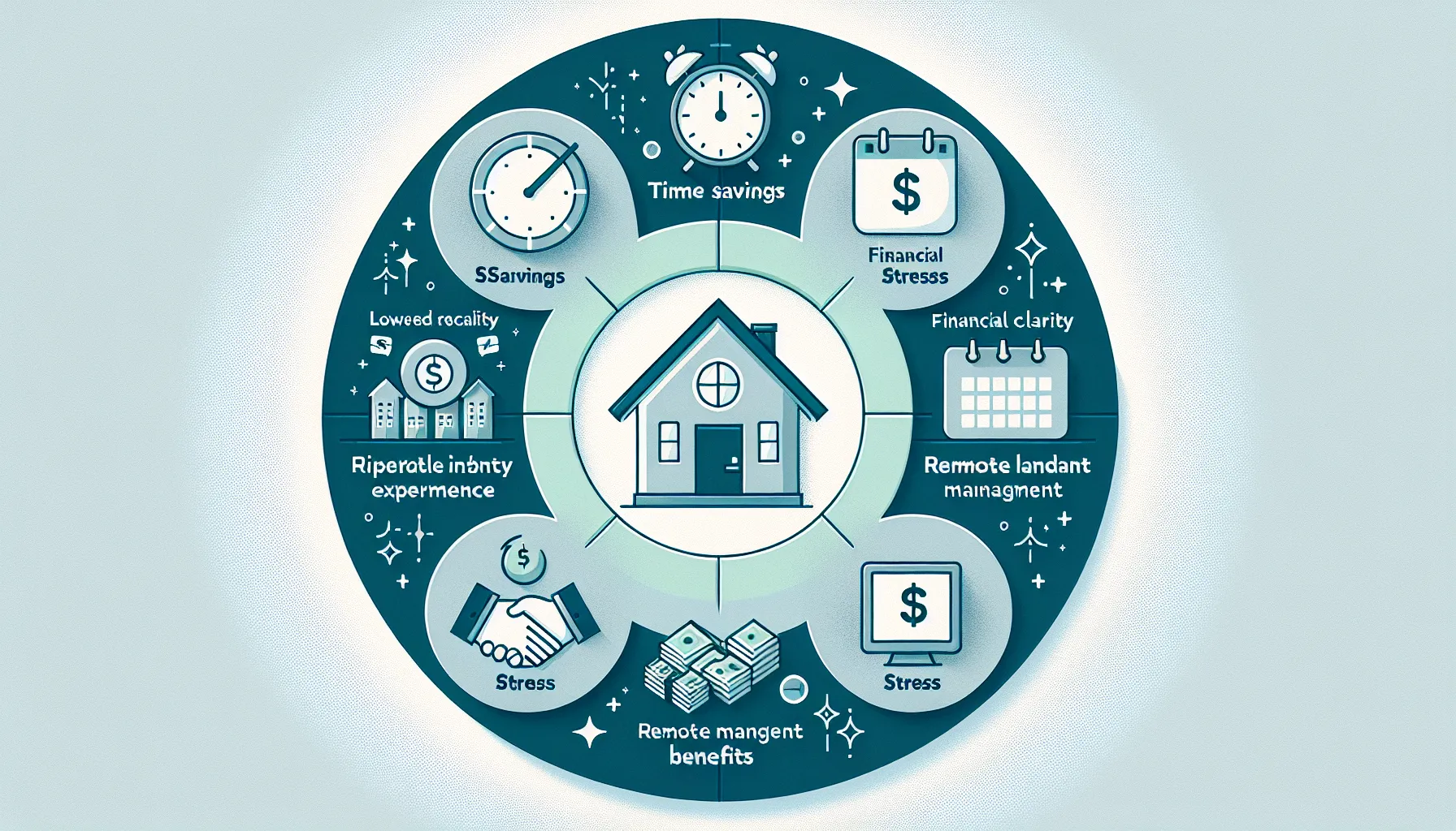 infographic showing four key benefits of landlord efficiency tools