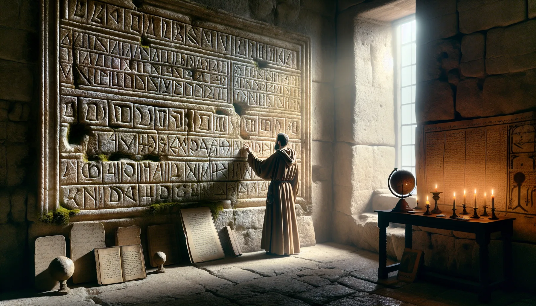 A depiction of historic examination of calendar designations in a study.