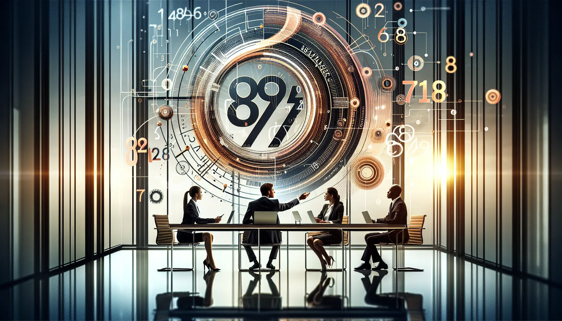 professionals discussing the significance of the number 8148746286.