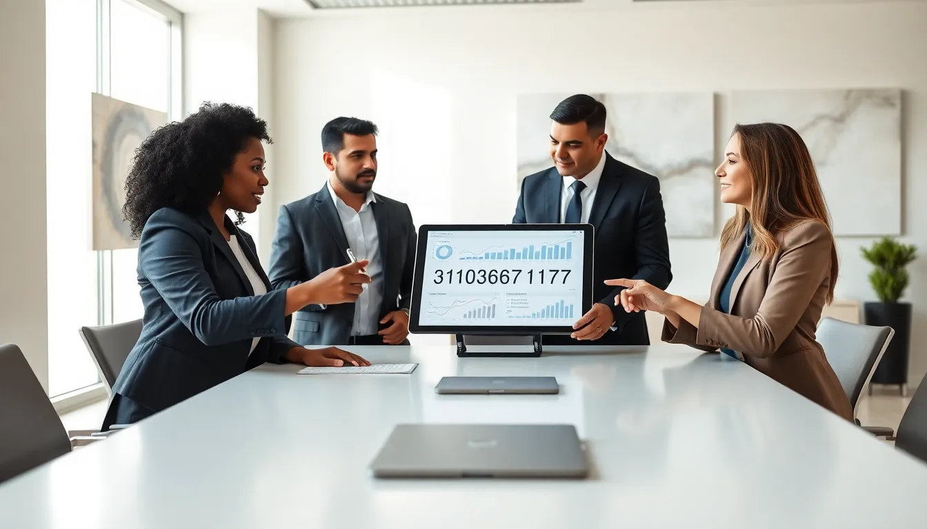 professionals discussing data related to the number 3103677187.