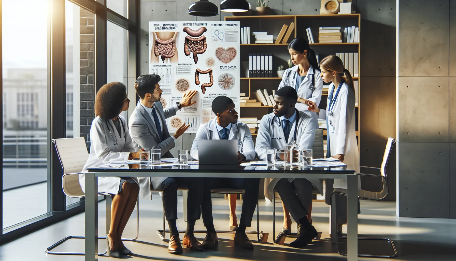 healthcare professionals discussing diseases that mimic zydaisis.