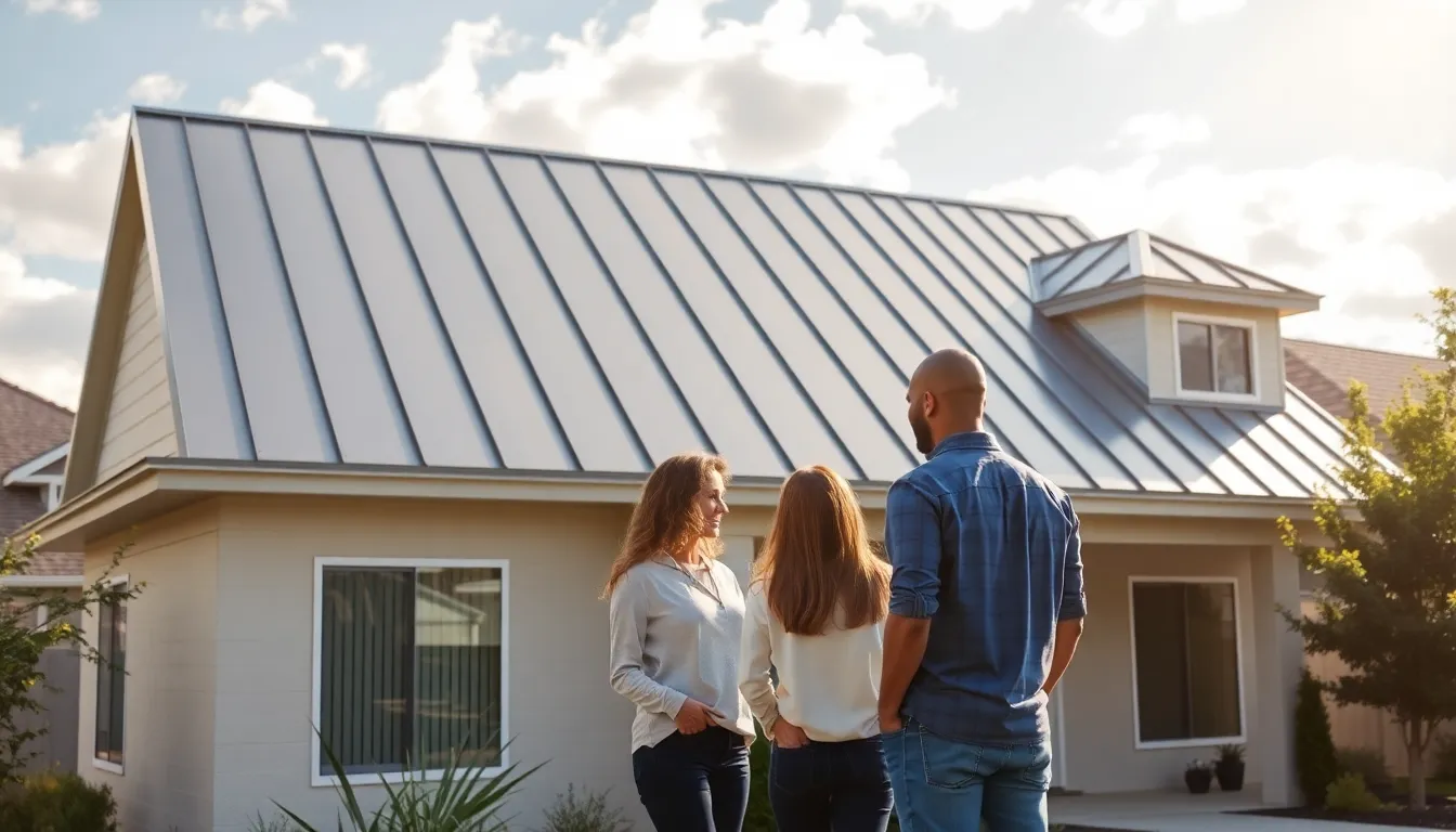 residential building with a sleek vinyl roofing system.