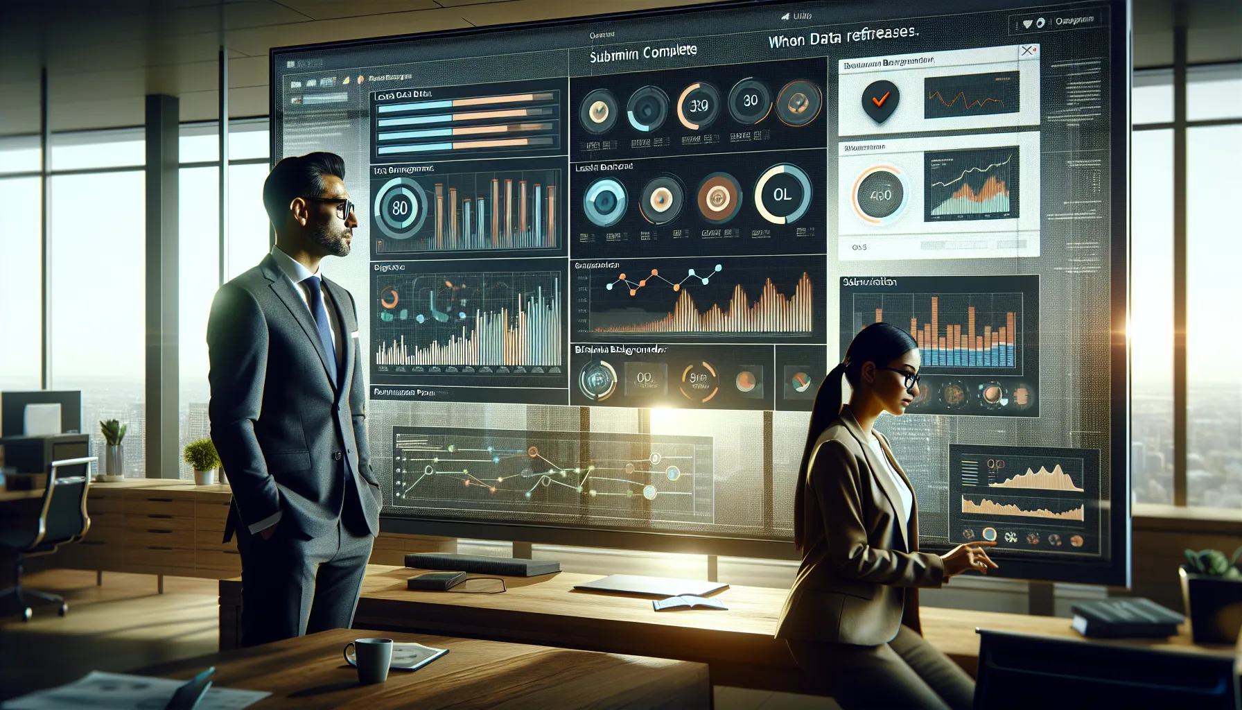 Business team reviews Tableau email subscription triggered after latest data refresh.
