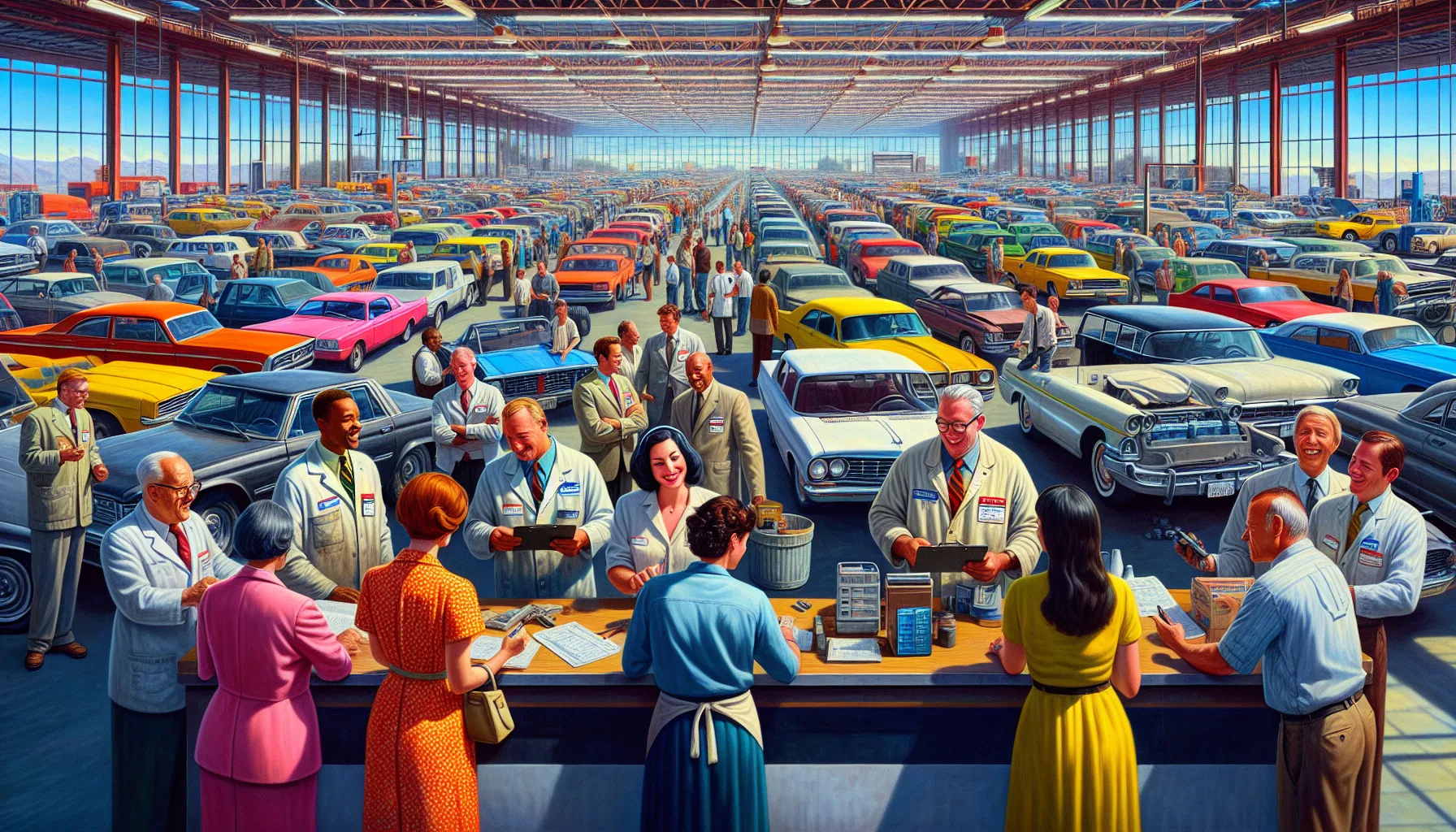 diverse group exploring Yonke El Pulpo in Los Angeles.