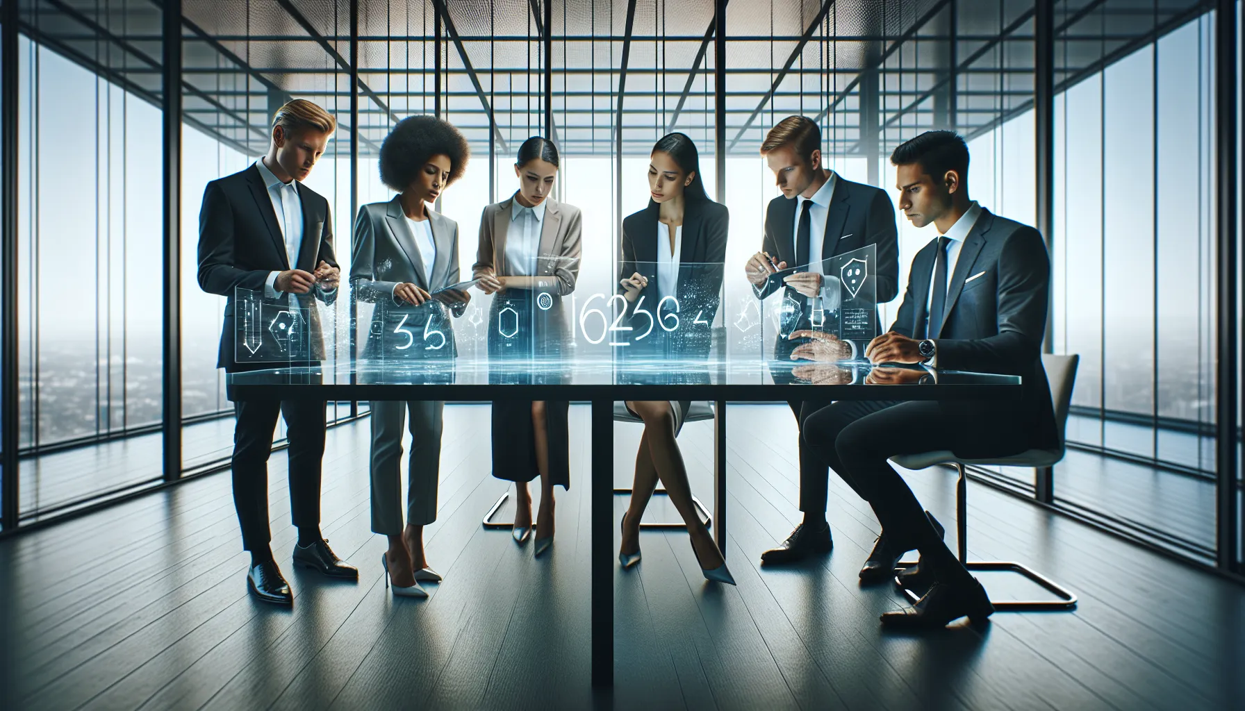 professionals discussing the significance of a unique identifier in a modern office.