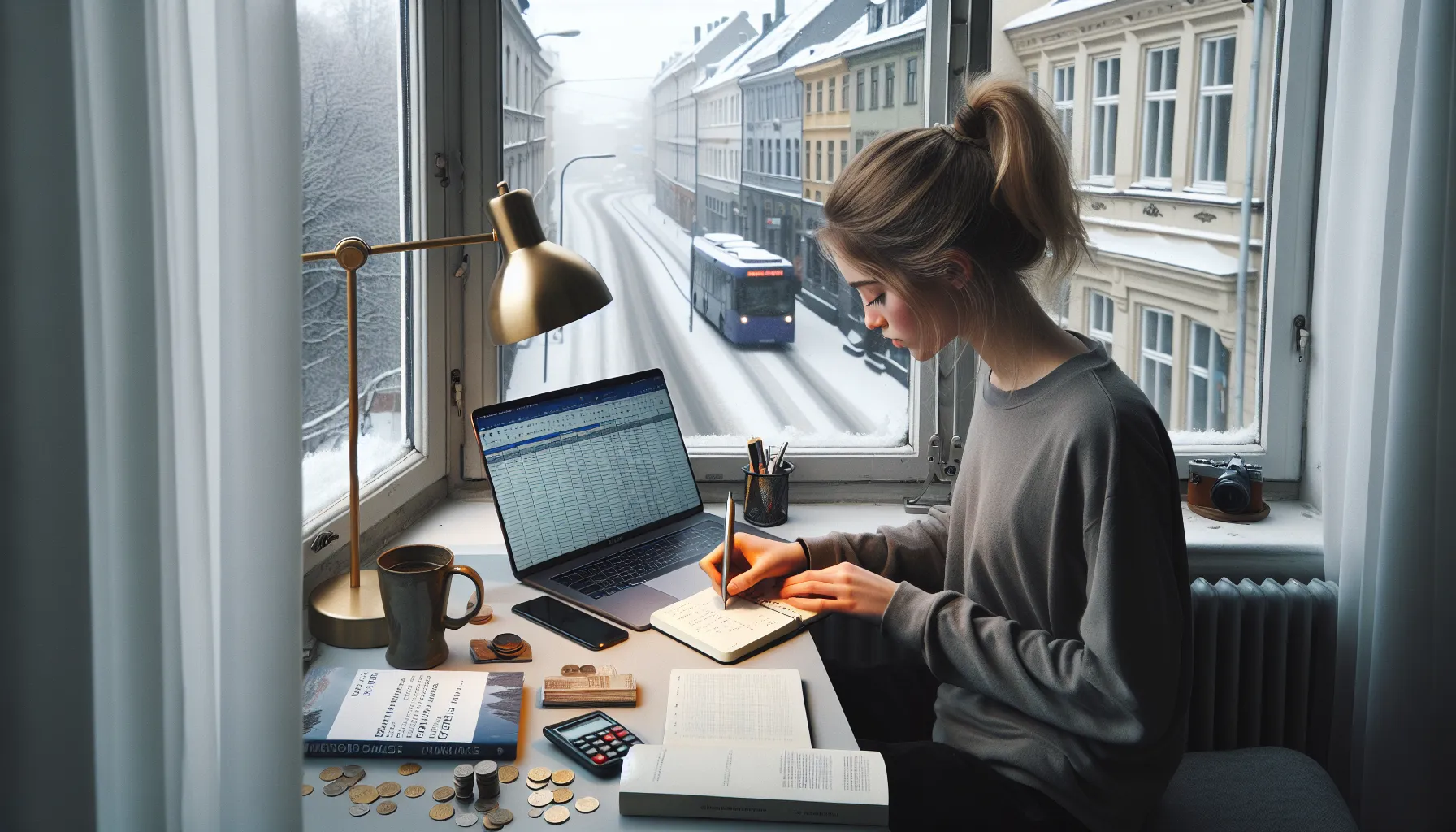 Norwegian student budgets monthly costs and compares fixed versus variable loan rates.