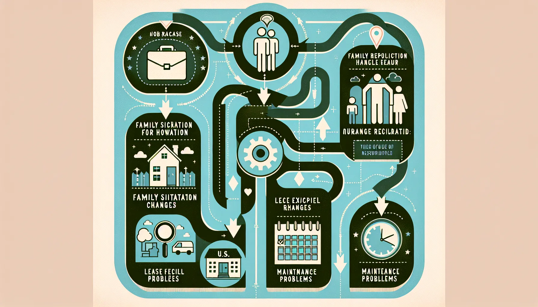 diagram showing top reasons tenants move out of Pleasant Hill rentals