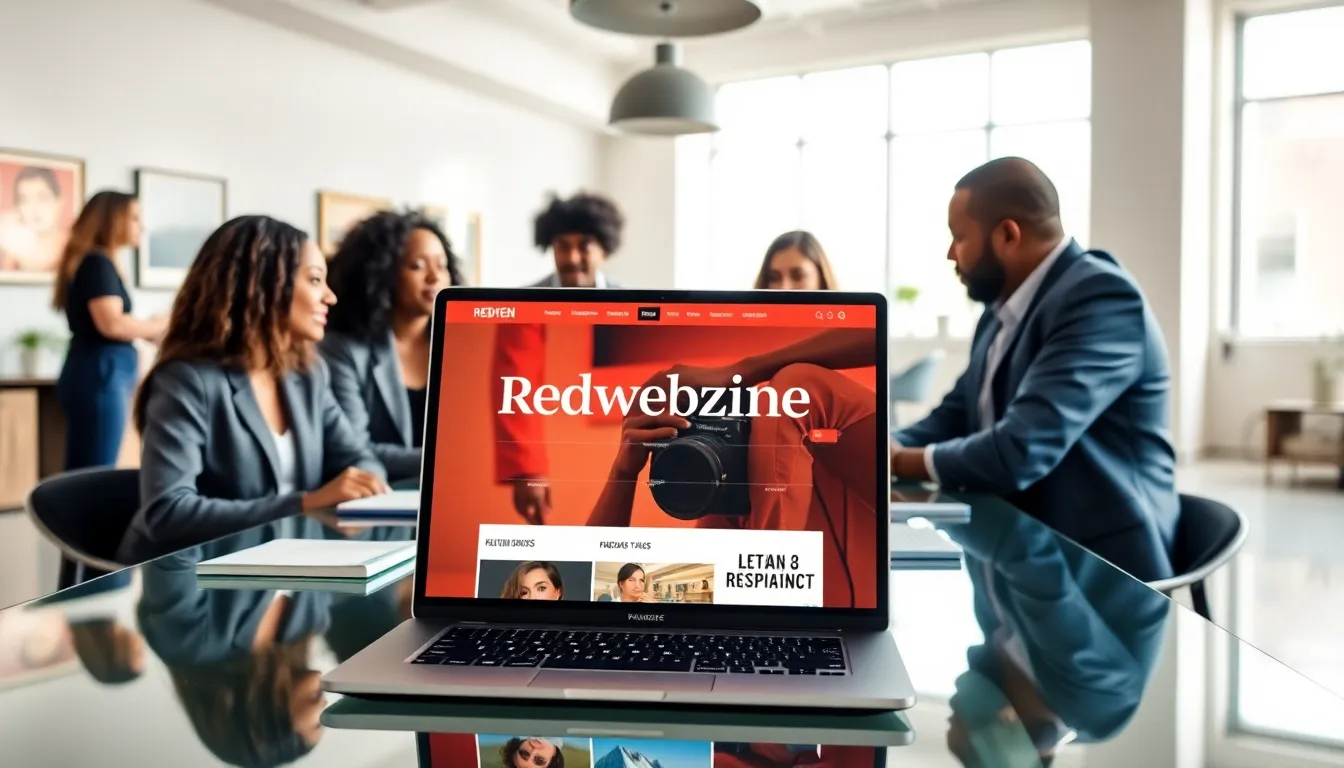 diverse professionals collaborating in a modern workspace.