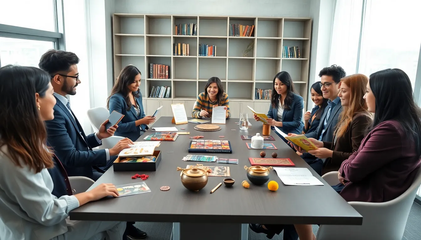diverse group engaged in a cultural workshop on Вяутюкг.