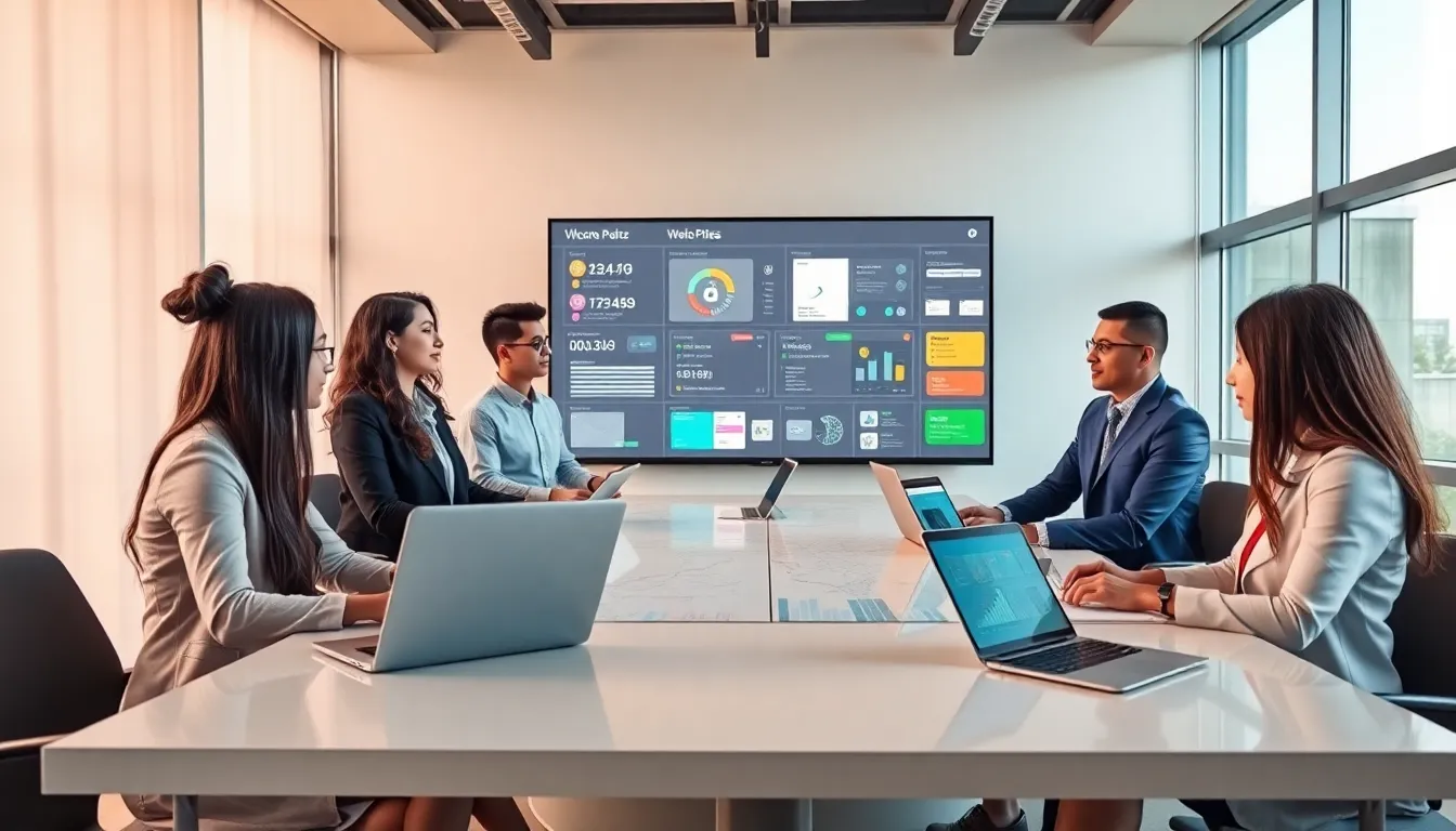diverse team collaborating on VL N9Zelo-Dofoz technology in a modern office.
