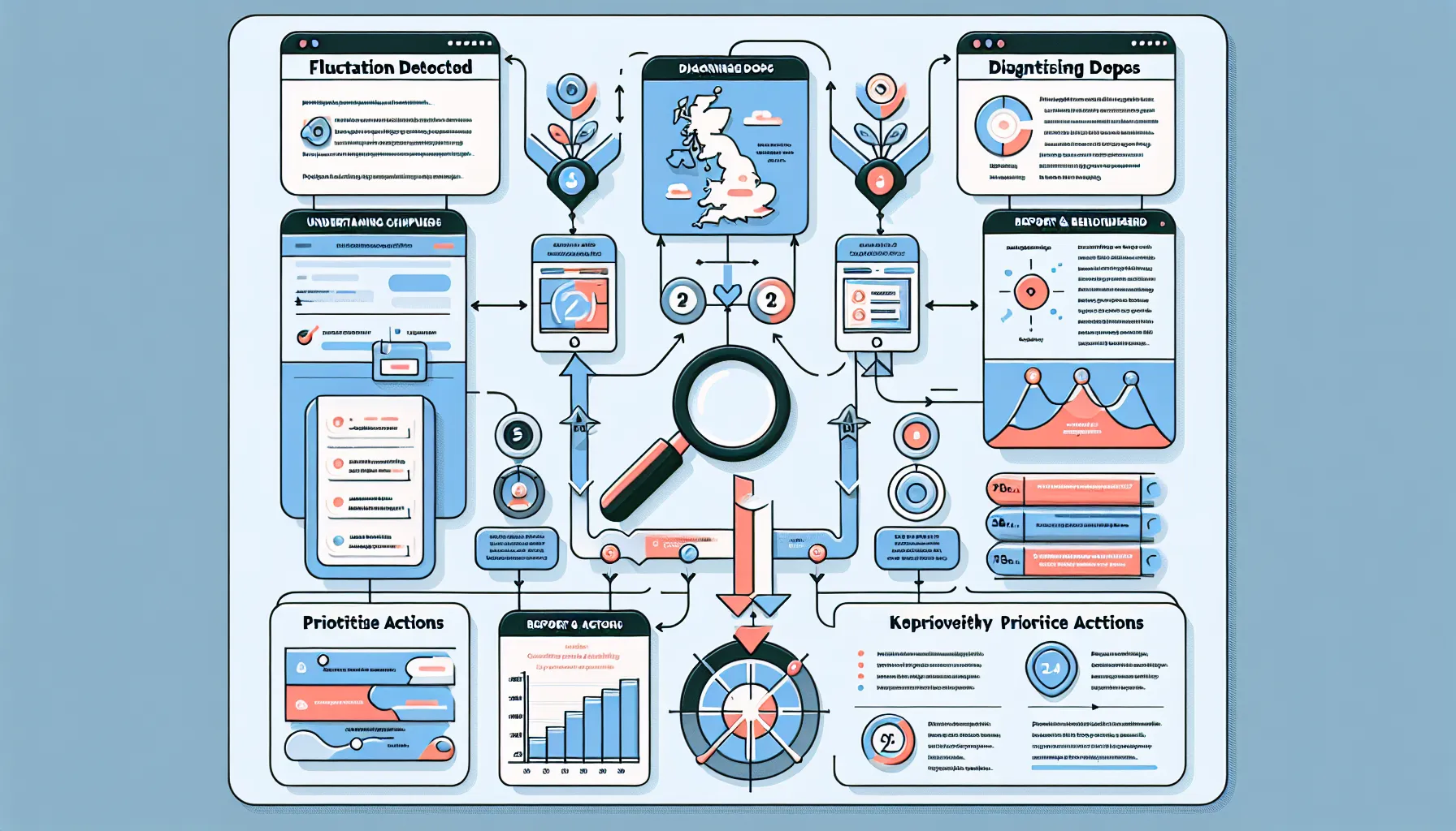 UK-focused process for diagnosing and tracking Google ranking changes and benchmarks.