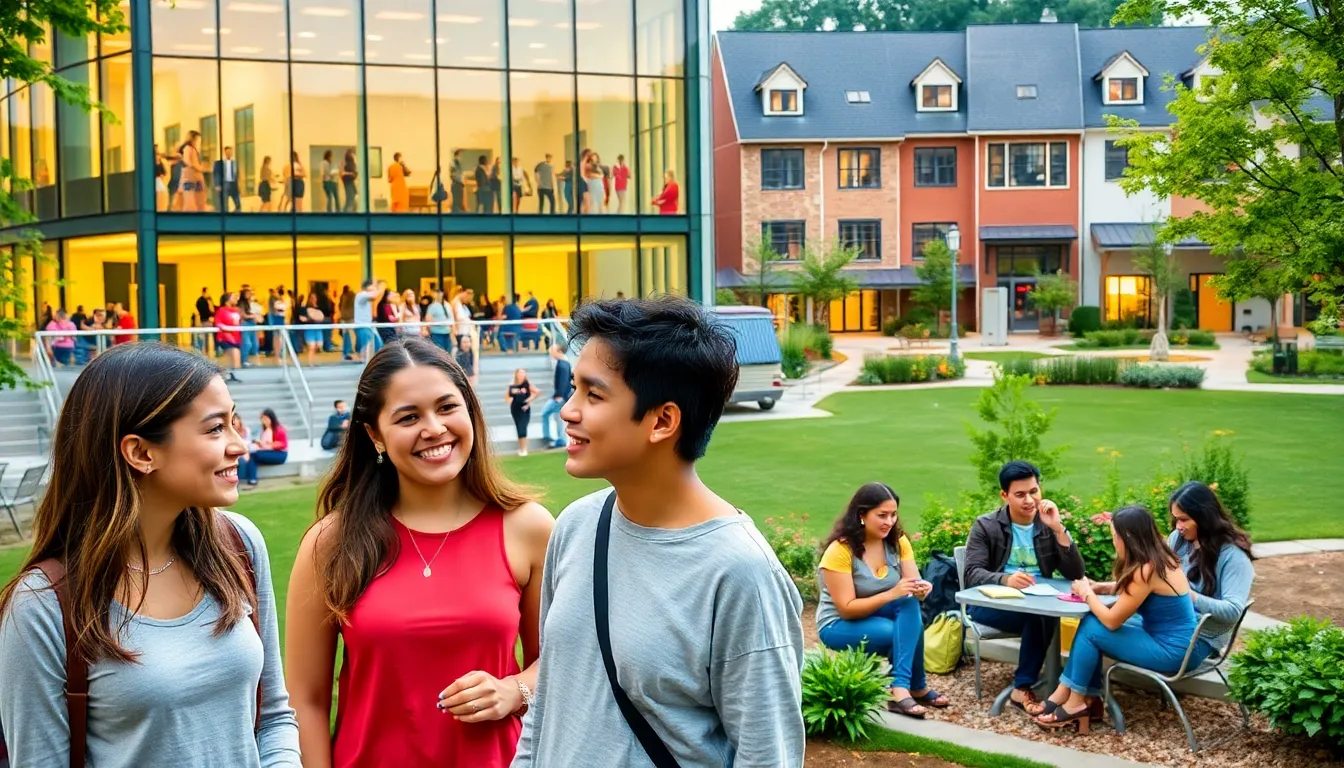 Ohio State University housing options with students discussing choices.