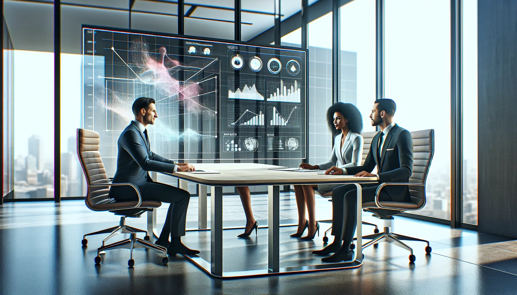 professionals discussing Bpac1672 in a modern office setting.