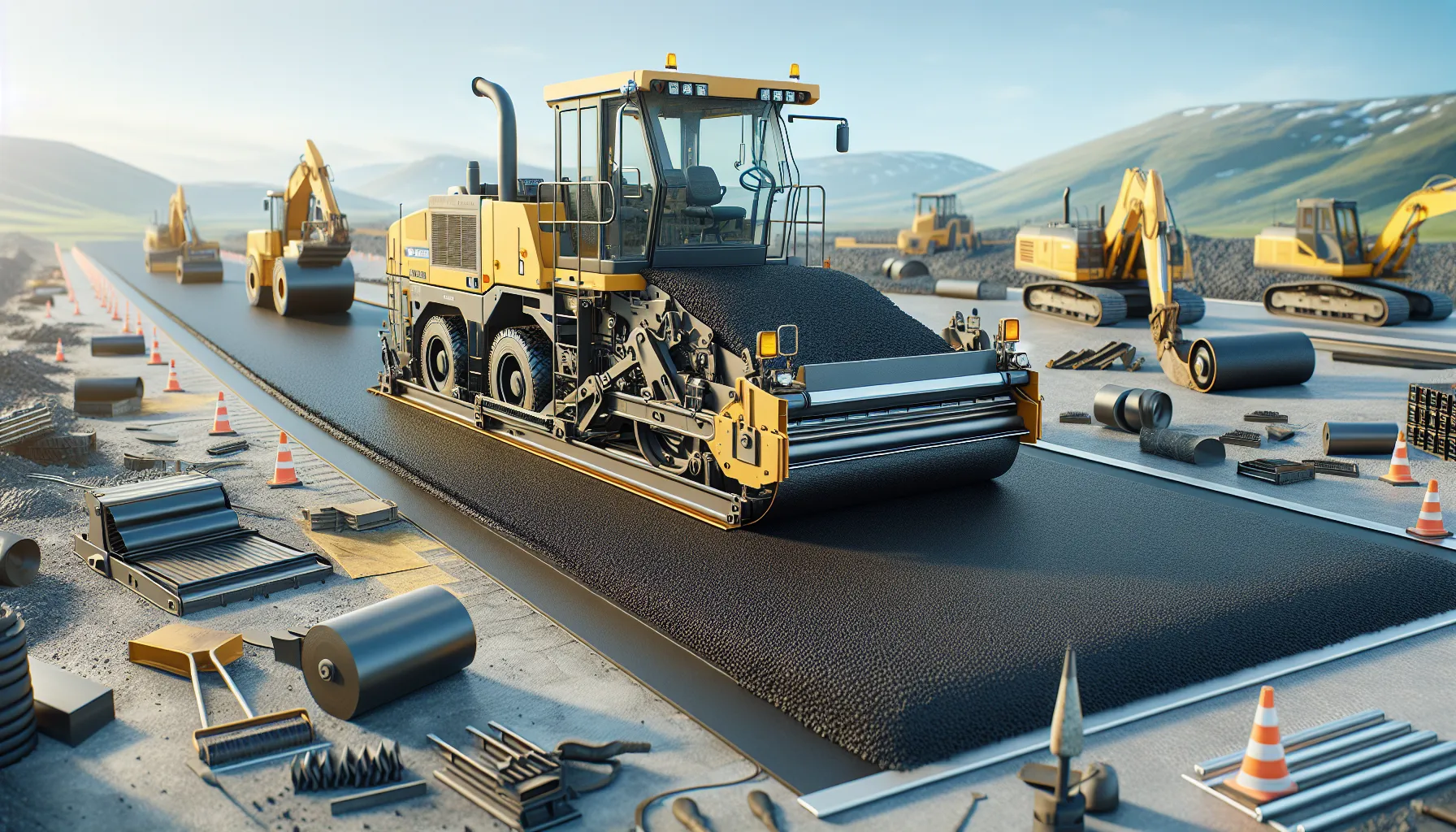 Asfaltutleggere: slik bygges veiene vi kjører på med presisjon, kvalitet og moderne teknologi 3
