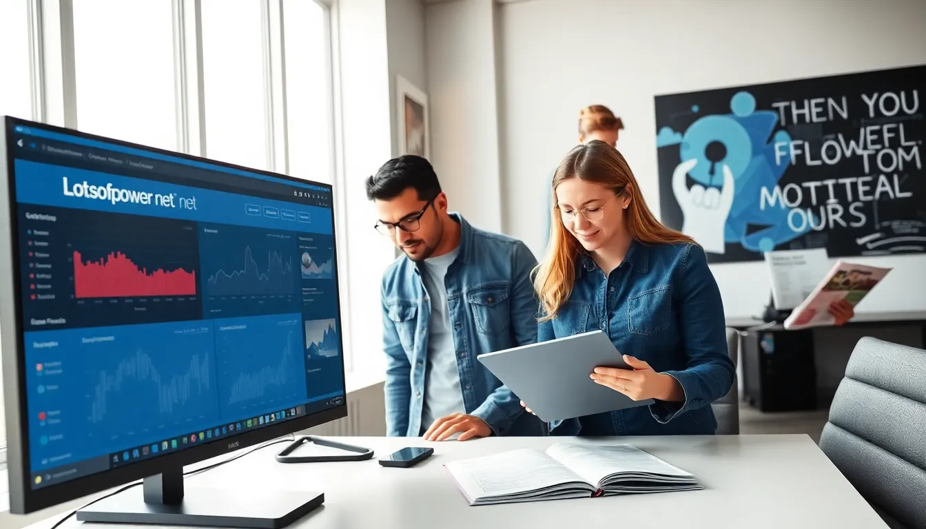 a diverse team collaborating on a project about digital resource management.