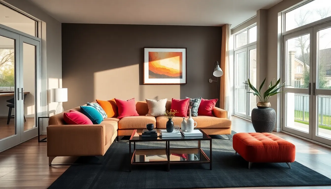 modern living space showcasing stylish home fashion interiors.