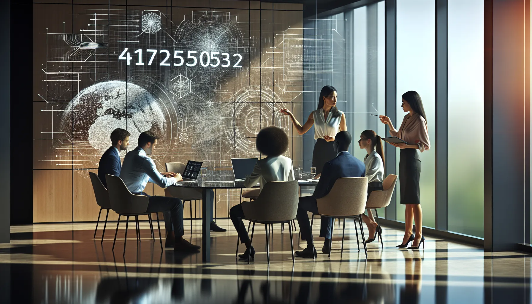 diverse team discussing data challenges in a modern office.