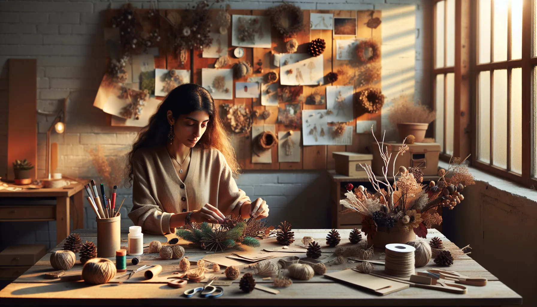 artisan focused on crafting bryggstrut using natural materials.