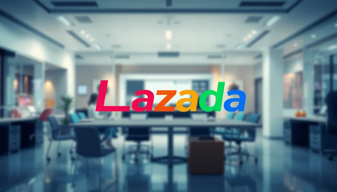 Lazada logo emphasizing its significance in branding.