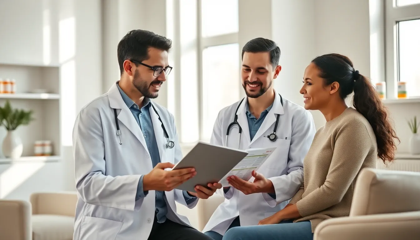 healthcare professional consulting with a patient about energy and motivation.