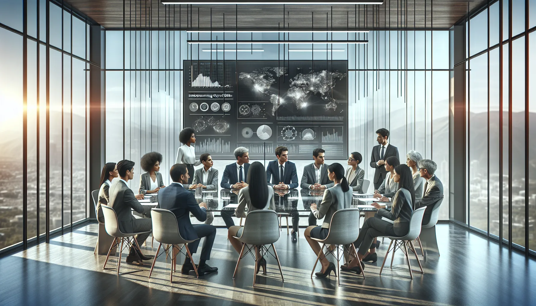 diverse team collaborating in a modern office on grayoffsetback benefits.