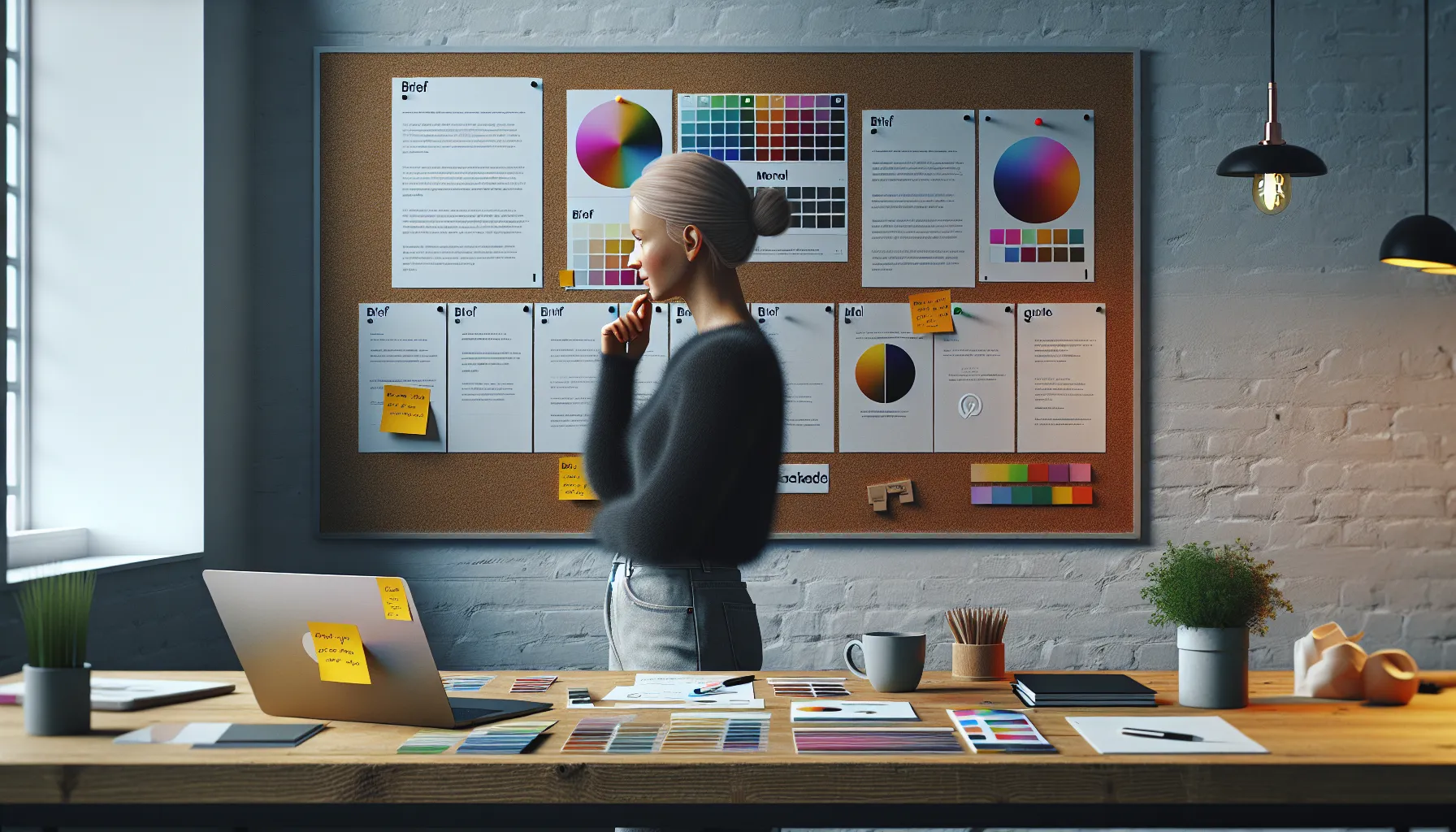 Norwegian small business owner refines logo brief, shifting from aesthetics to strategy.