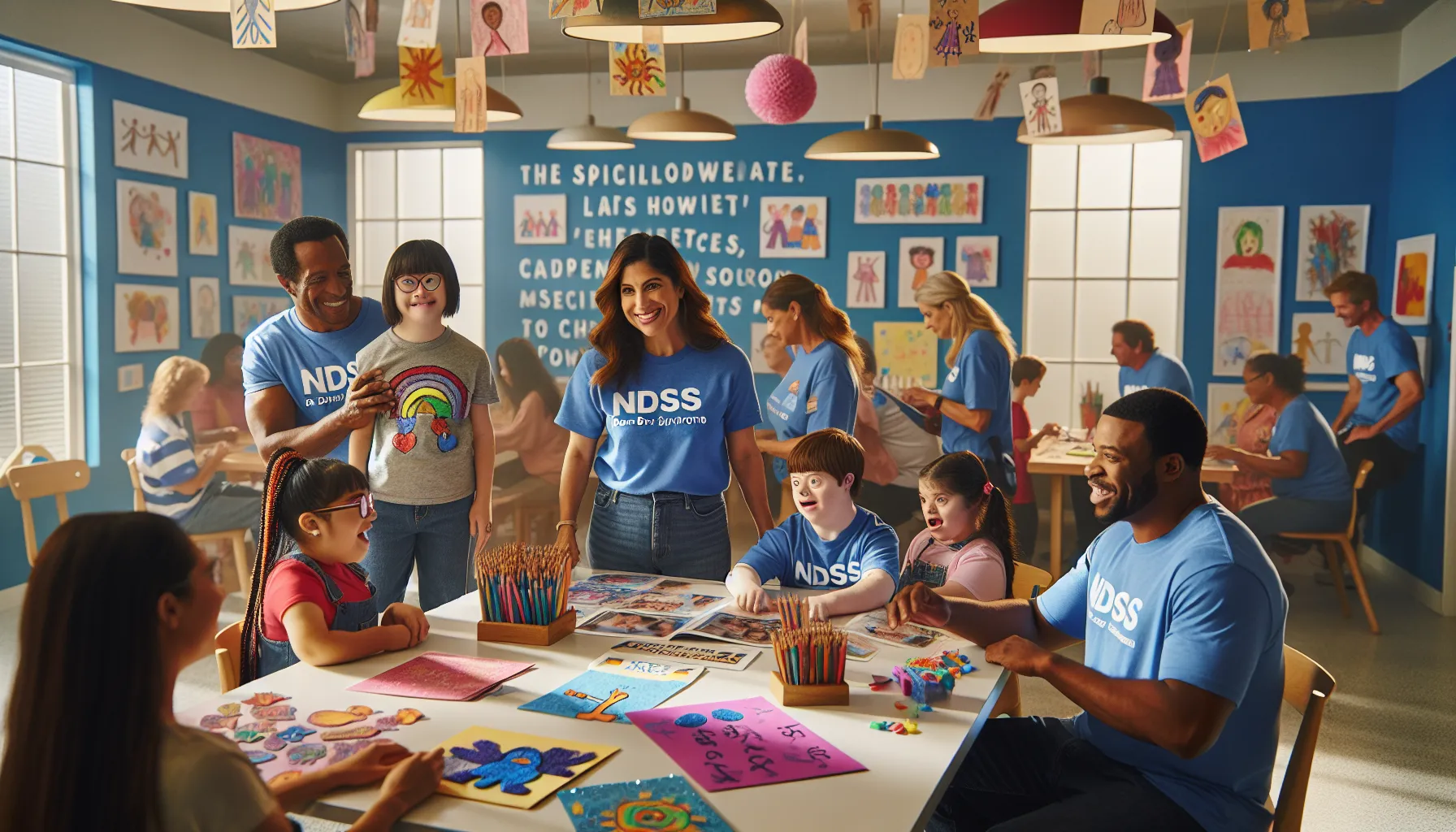 A community center supporting families with Down syndrome and autism.