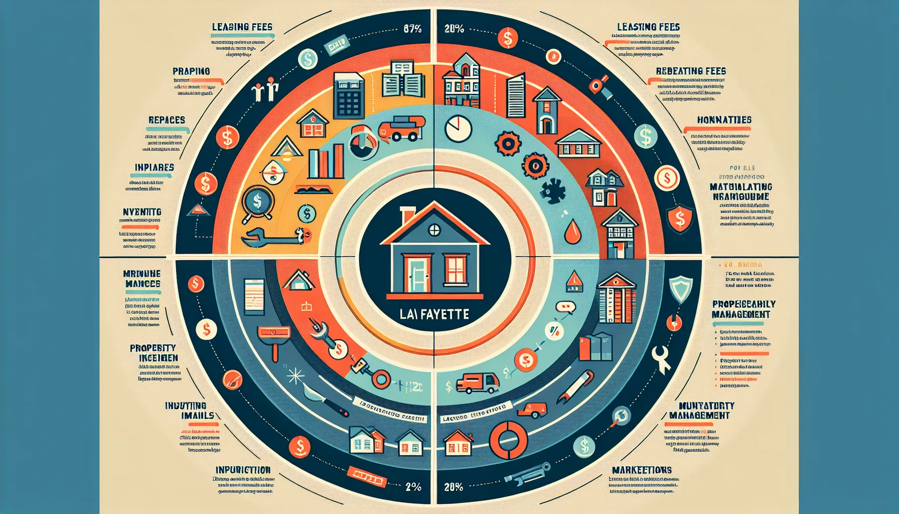 infographic showing factors affecting Lafayette rental income in the US