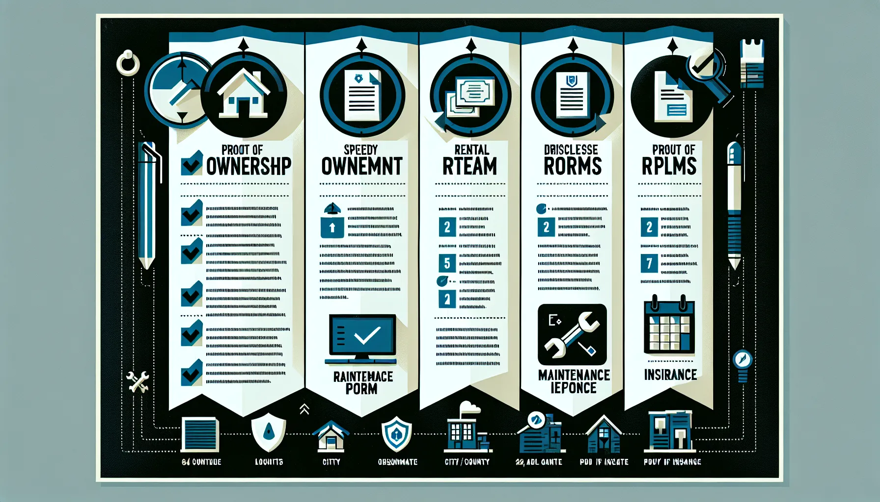 visual checklist of documents needed for quick rent setup in Danville