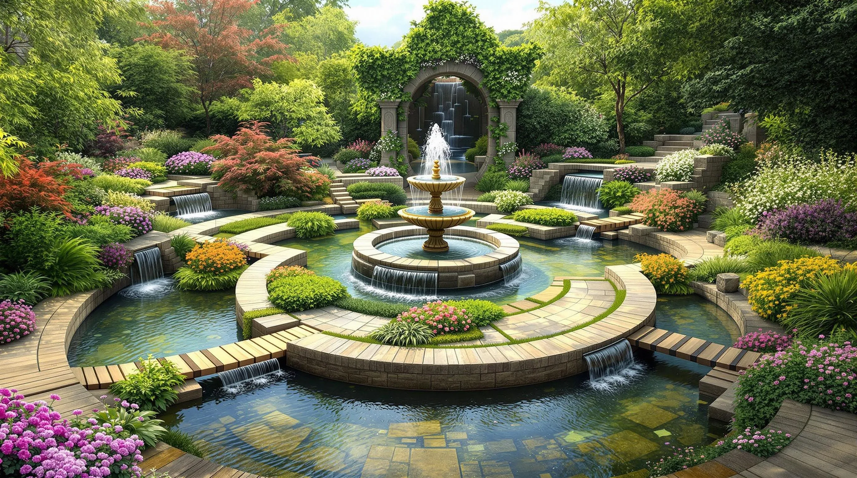 15 Enchanting Labyrinth Garden Ideas to Transform Your Outdoor Sanctuary 5 ImGae bq gs1Xxj83mPxWQ 6l X63YWk