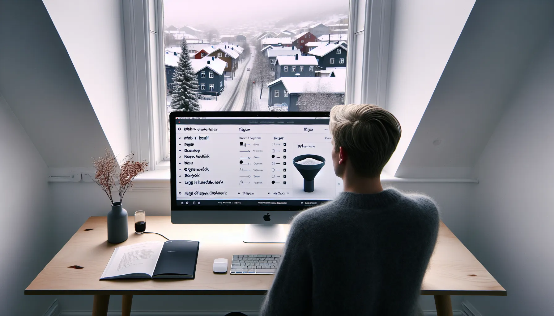 Analyst reviews masked session recordings with filters and funnel drop-off in norway.