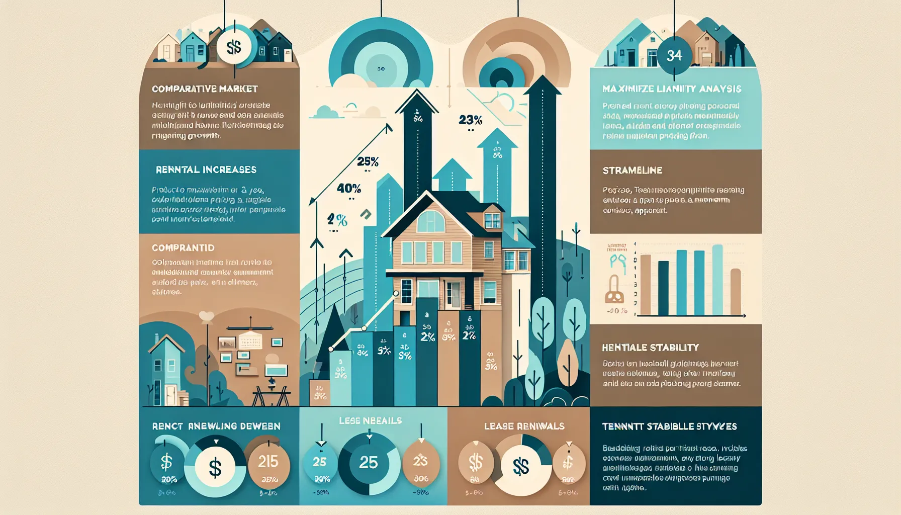 infographic showing strategies for growing Orinda rental income