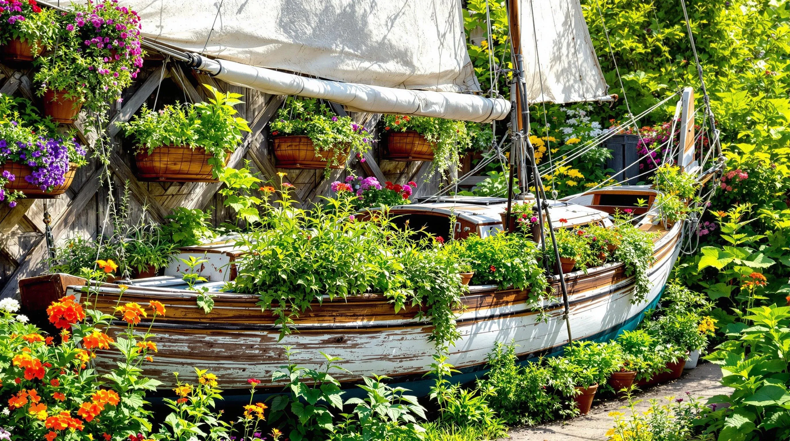 10 Creative Garden Ideas for Repurposing Old Boats into Stunning Backyard Features 4 JEYm0 JH7CqrtFRVPQ2p6SgSmffImyF9