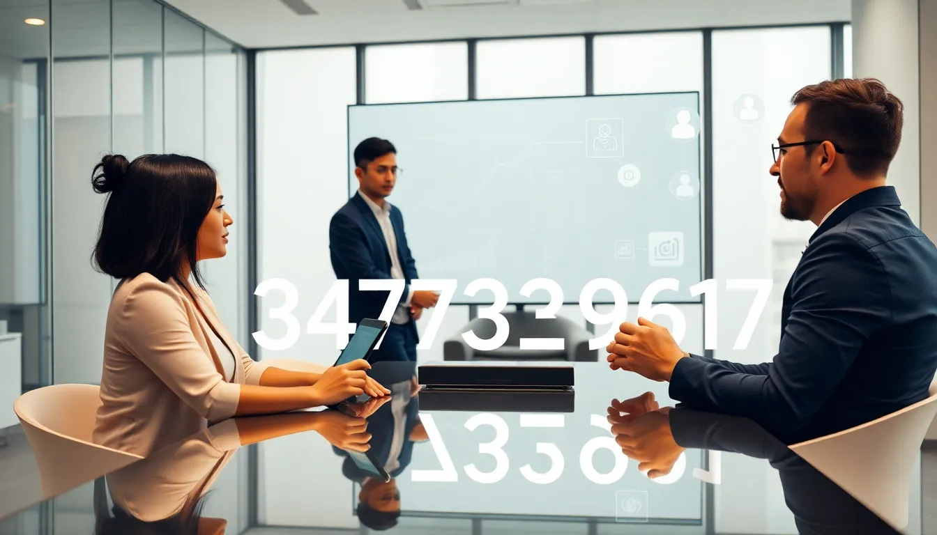 professionals discussing the significance of 3477329617 in a modern workspace.