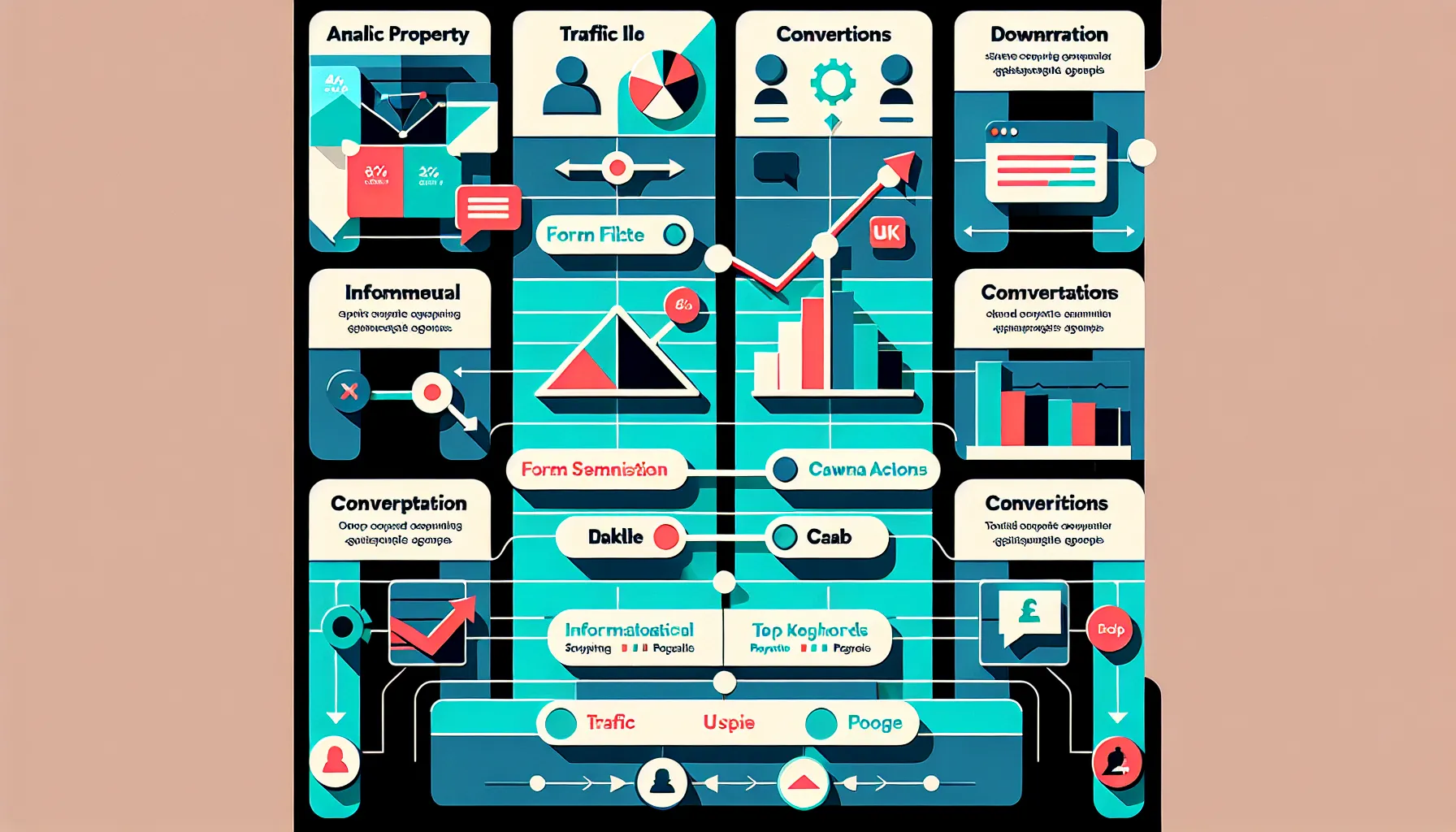 Four-step UK-focused setup process for reliable SEO tracking and reporting.
