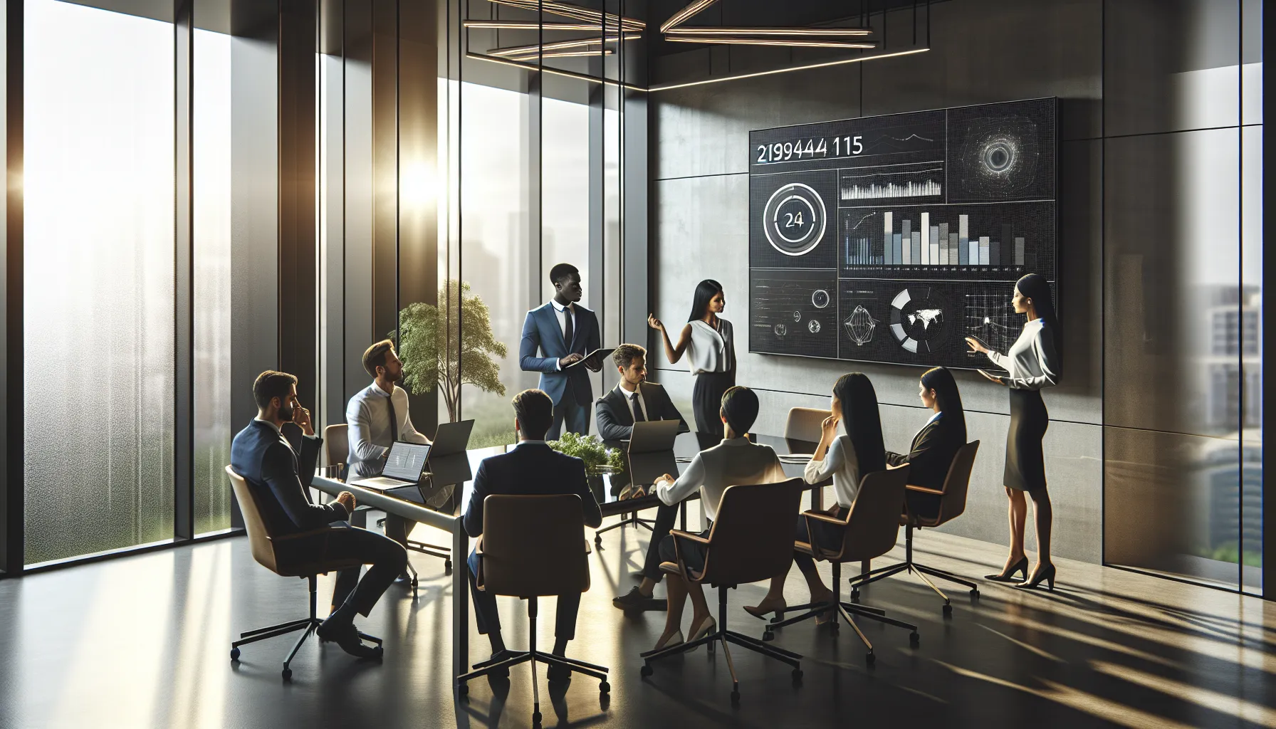 diverse team discussing data integrity in a modern office.