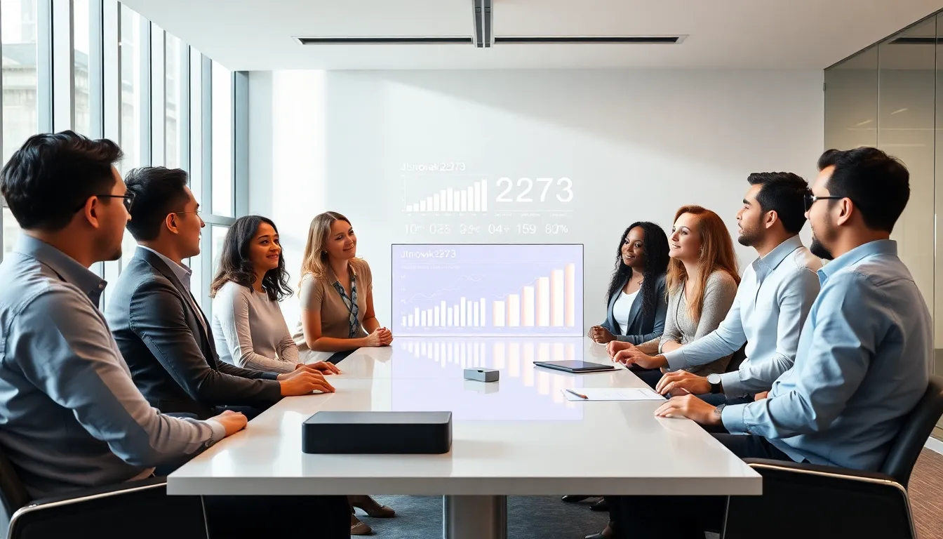 diverse team discussing Jtnowak9273 in a modern office.