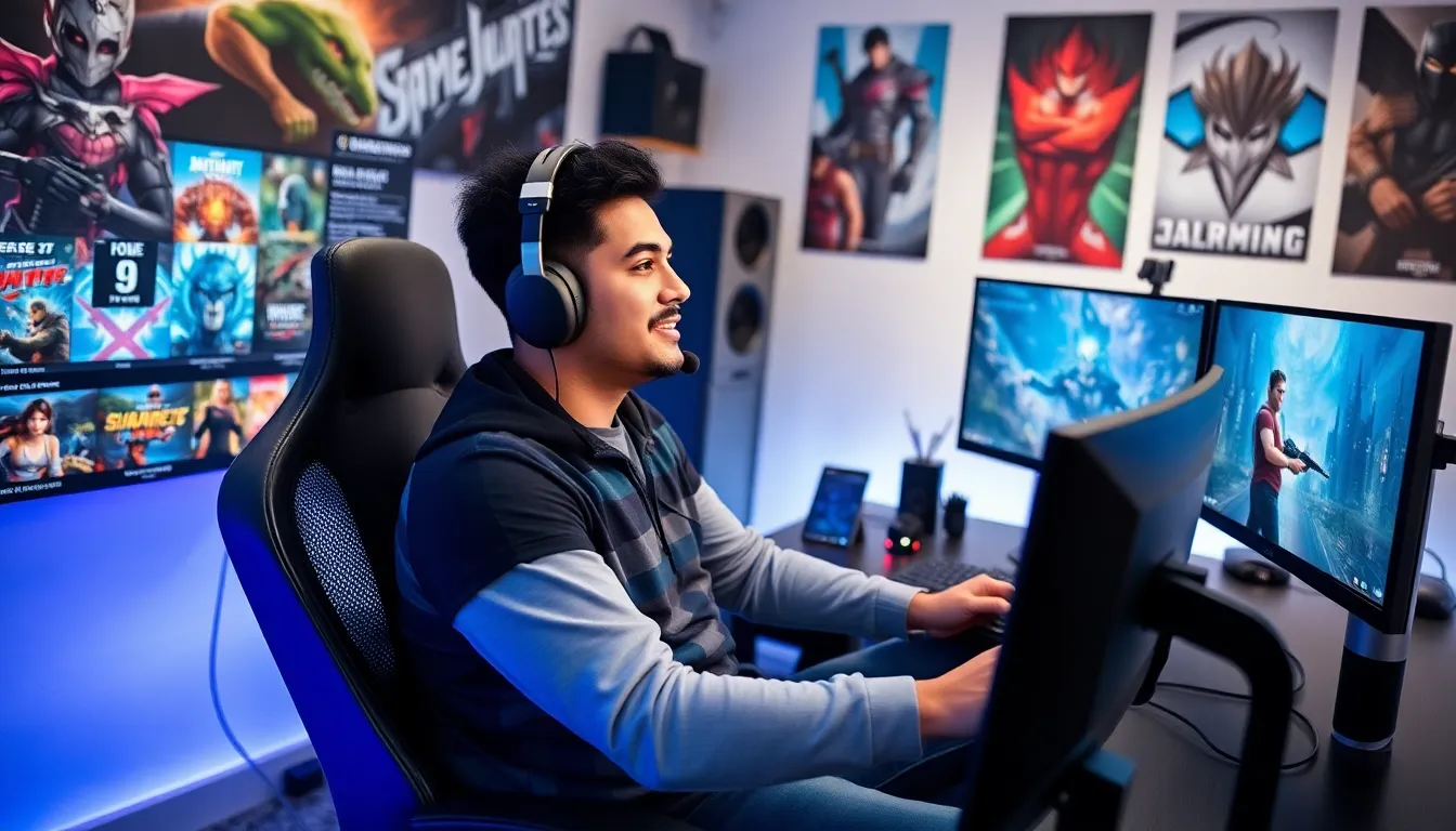 Dolofis Jelpan in a modern gaming studio discussing game strategies.