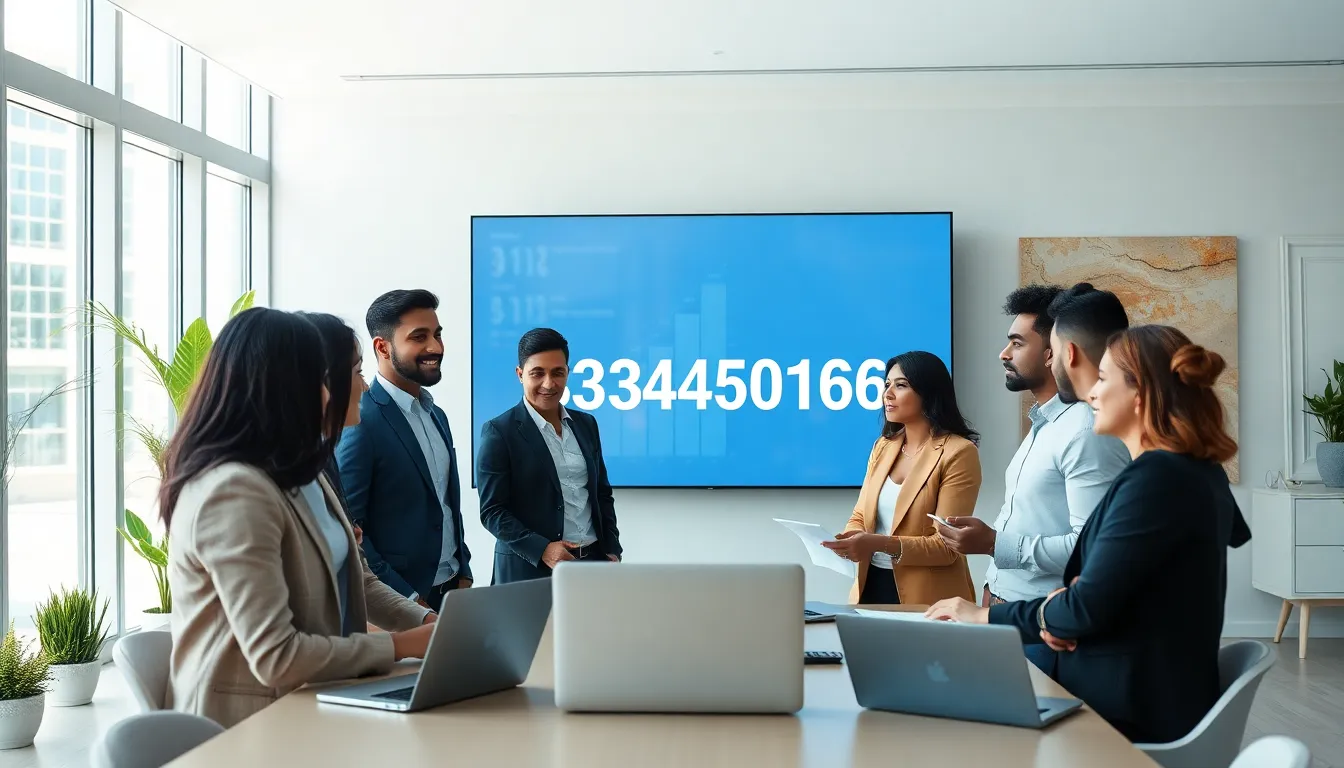 professionals discussing the significance of a unique identifier in a modern office.