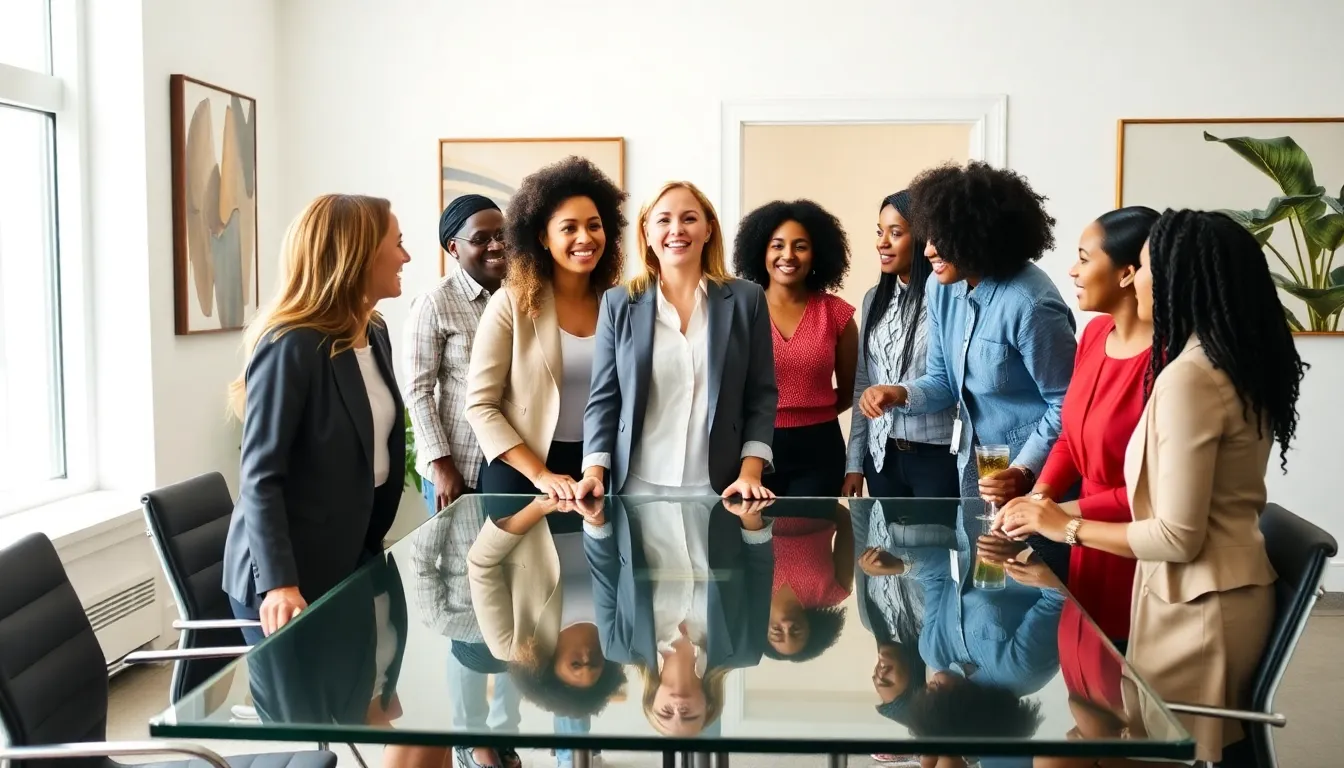 diverse team discussing iconic quotes from a movie.