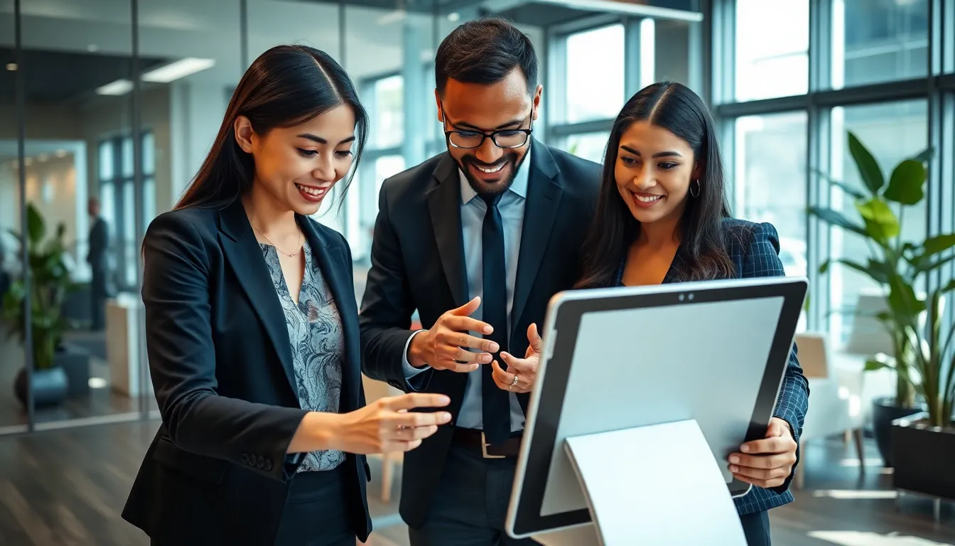 professionals discussing Zimslapt2154 in a modern office.