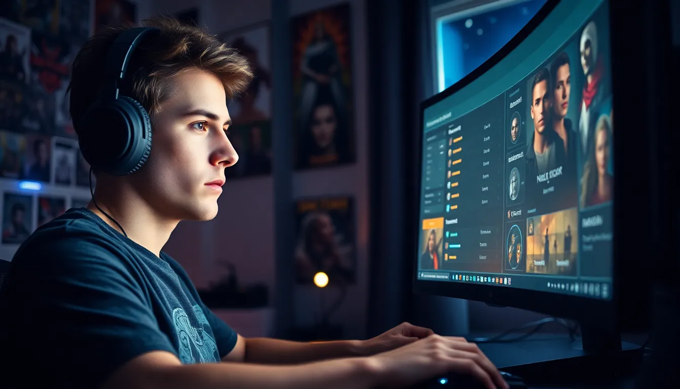 A young gamer using Ck2Generator to create characters for Crusader Kings II.