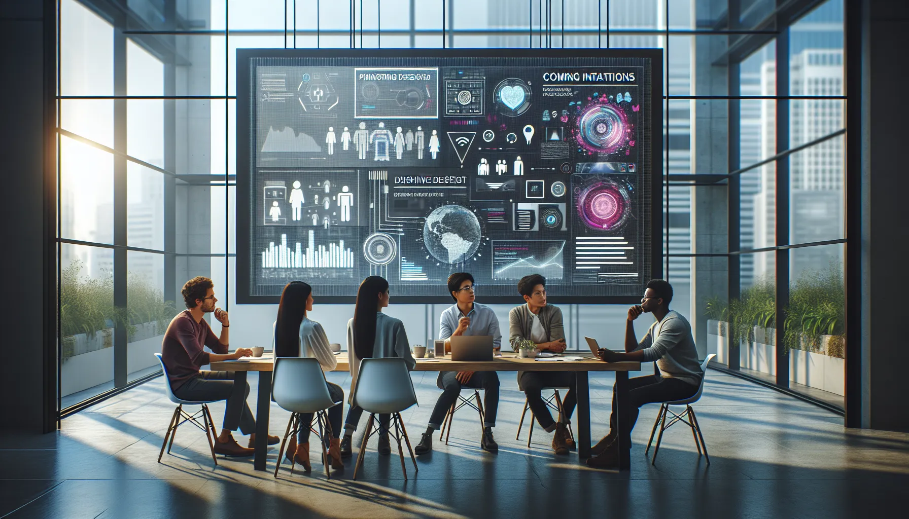 diverse team collaborating on future projects for Alexechristin99.