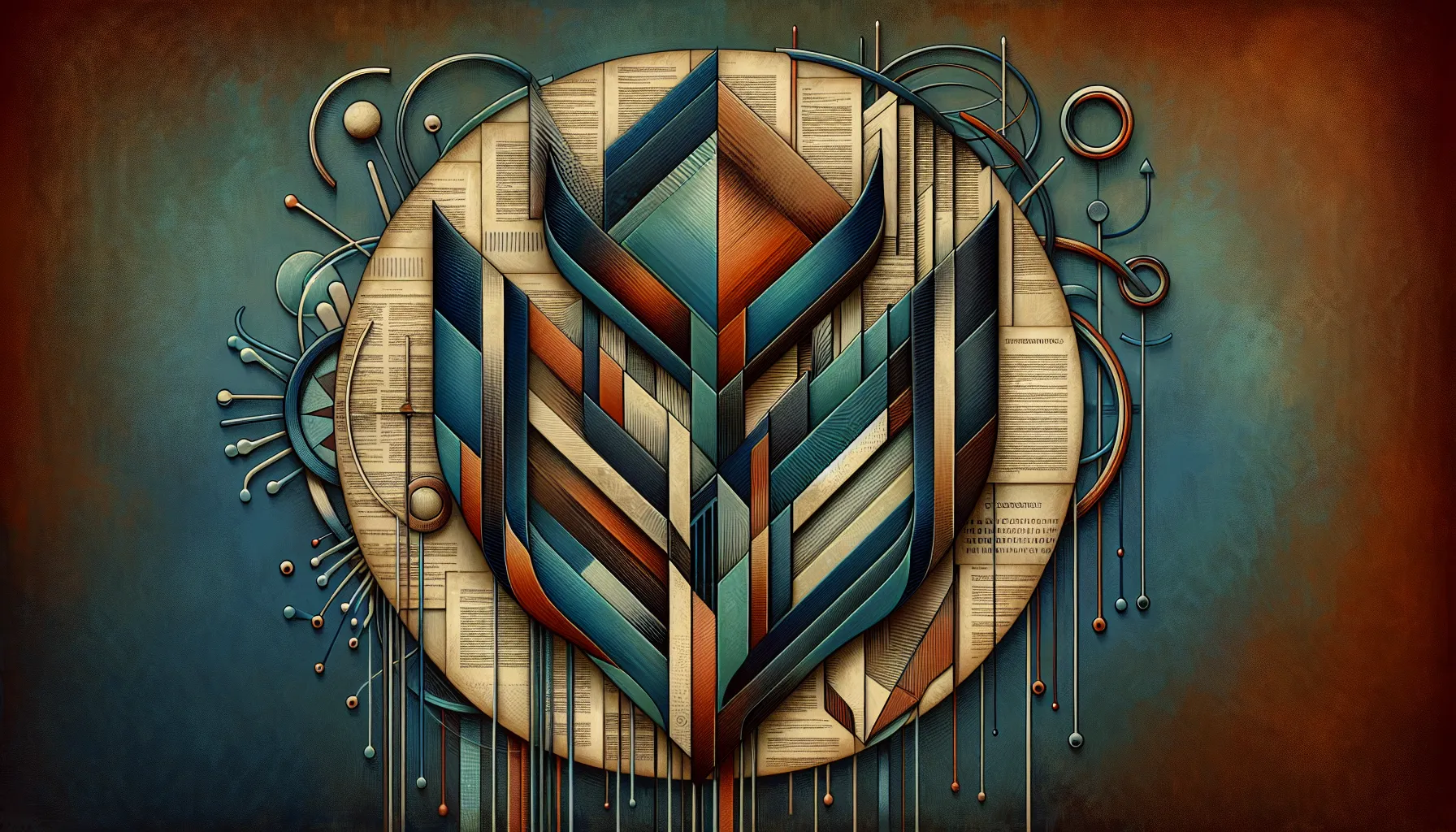 Layered geometric forms symbolizing legal conflict and professional defense. - Can Physician Assistants Fight a For-Cause Termination