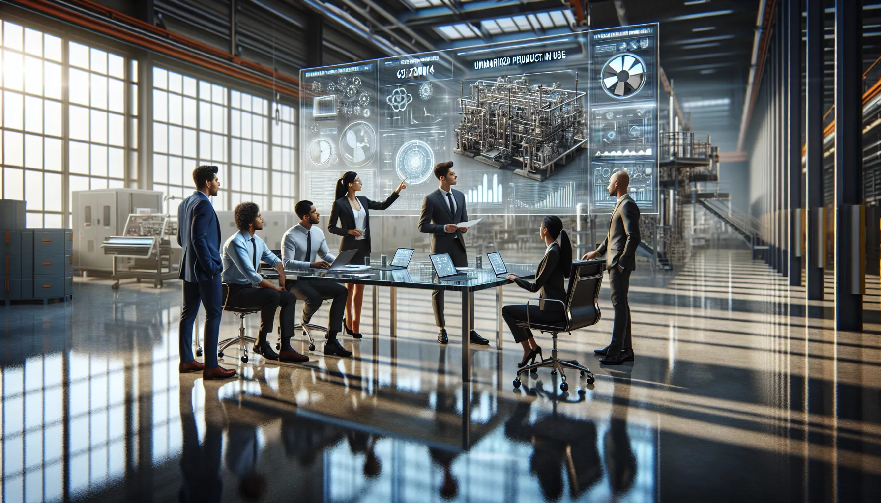 engineers discussing the features of the 651ZC00014 in a modern workspace.