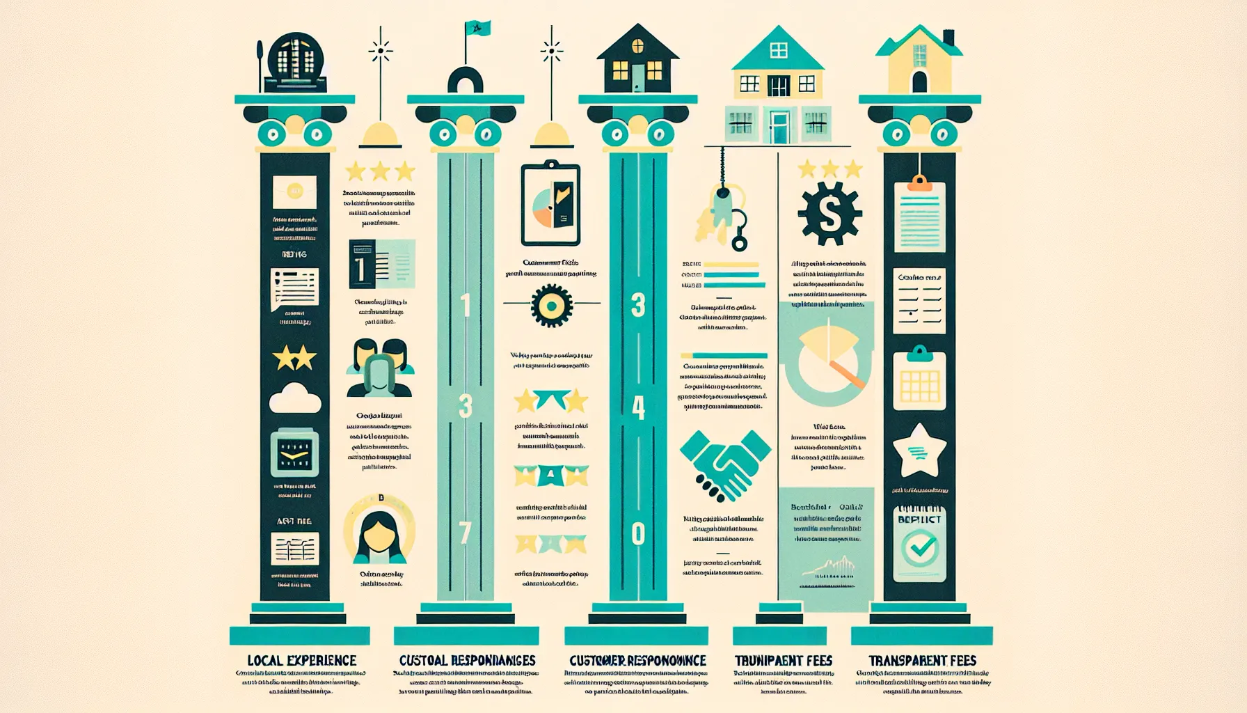 comparison chart showing tips for choosing Orinda rental services